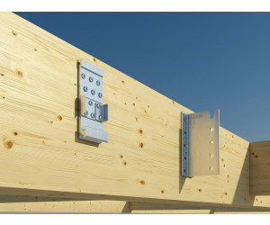 12 Piastre Giunzione Travi 65x85mm - Rinforzo Piegato Per Carpenteria - Foto 2