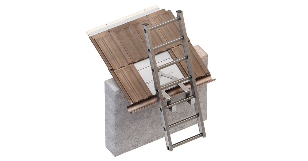 Longzhuo Da 2 Ganci Per Scale, Ganci Per Scale Da Tetto Con - Foto 7