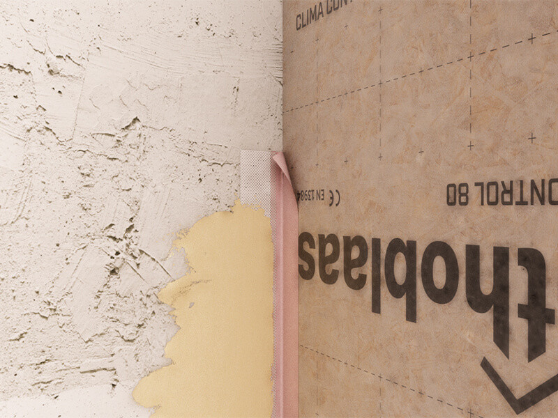 applicazione-nastro-intonacabile-con-striscia-adesiva-di-montaggio-plaster-band-lite