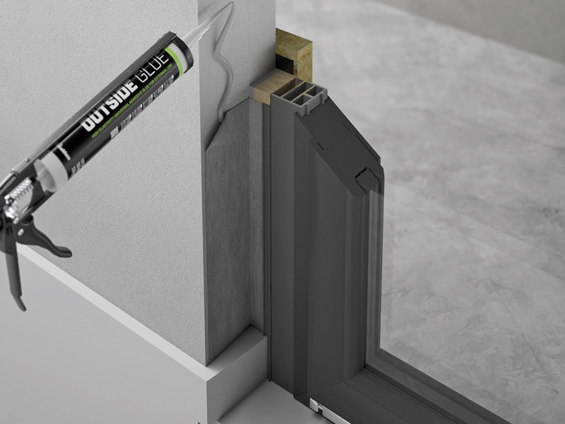 applicazione-nastro-intonacabile-con-striscia-adesiva-di-montaggio-plaster-band-lite