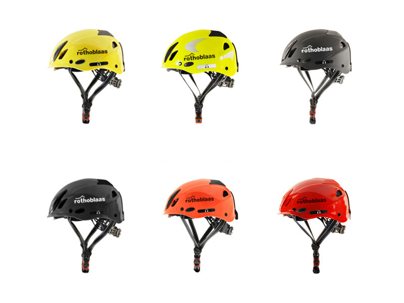 casco per lavori in altezza cantiere o aree industriali