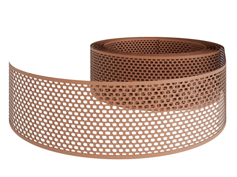 Griglia Ventilazione Tetto 100 Mm | Rotolo 2x5 M Polipropilene | Rosso Mattone | Anti-Animali, Anti-Foglie - Foto 5