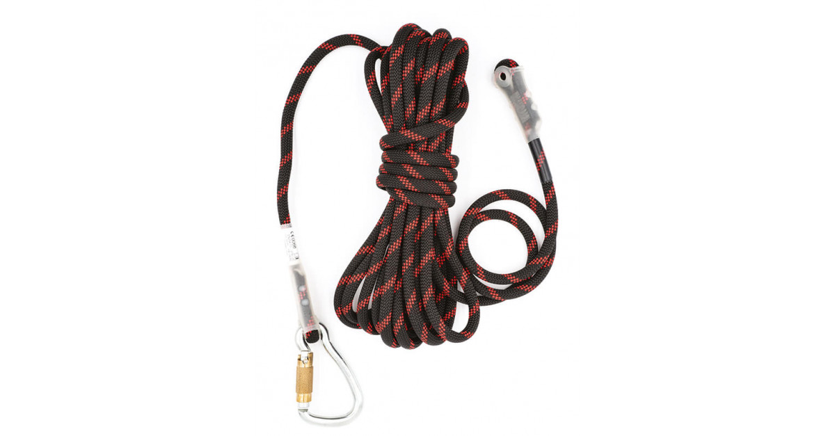 Kit Corda In Acciaio Con Moschettone - 12mmx3m, Per Arboricoltura E Lavori In Altezza - Foto 8